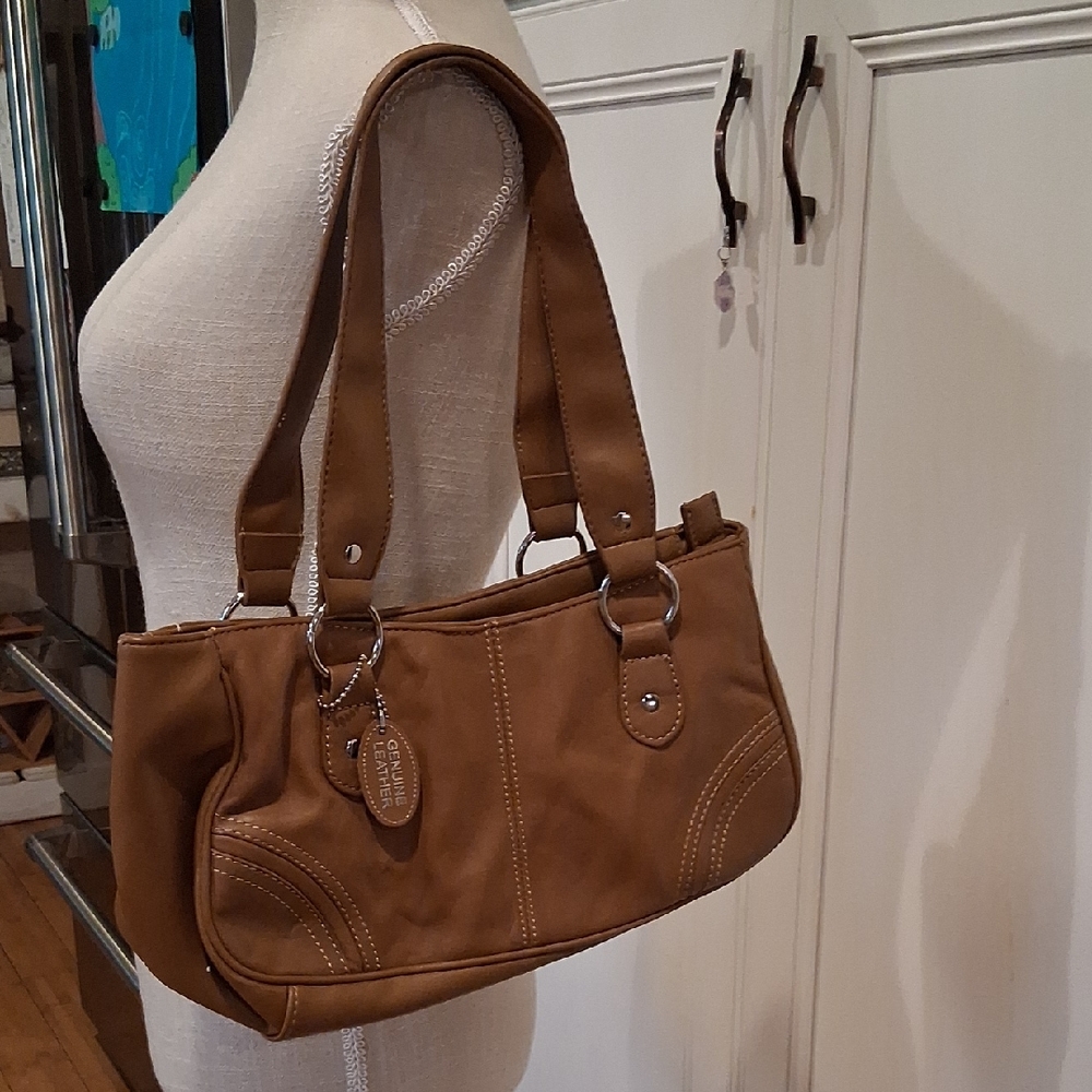Brown Leather Shoulder Bag